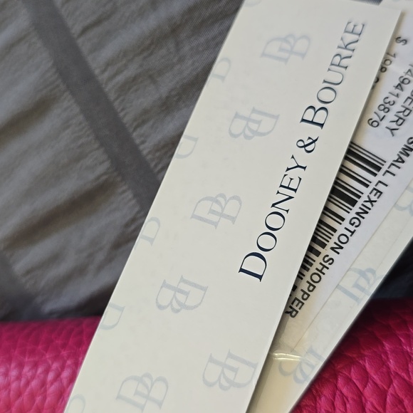 Dooney & Bourke Pink Leather Tote Bag Nwt - Picture 8 of 11